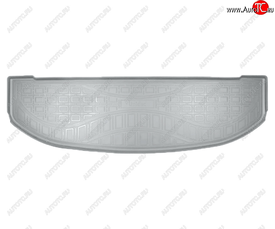 1 289 р. Коврик багажника Norplast Unidec (7 мест, разложенный 3-й ряд)  KIA Sorento  MQ4 (2020-2022) (Цвет: серый)  с доставкой в г. Воронеж