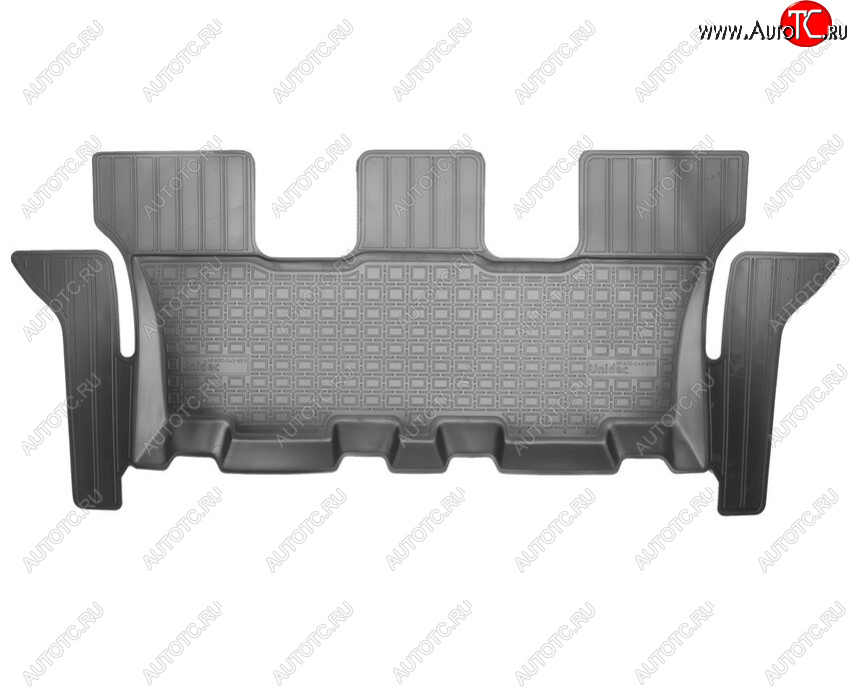 949 р. Коврик в салон для третьего ряда Norplast Unidec (3-ий ряд)  KIA Sorento  UM/Prime (2014-2020) дорестайлинг, рестайлинг (Цвет: черный)  с доставкой в г. Воронеж