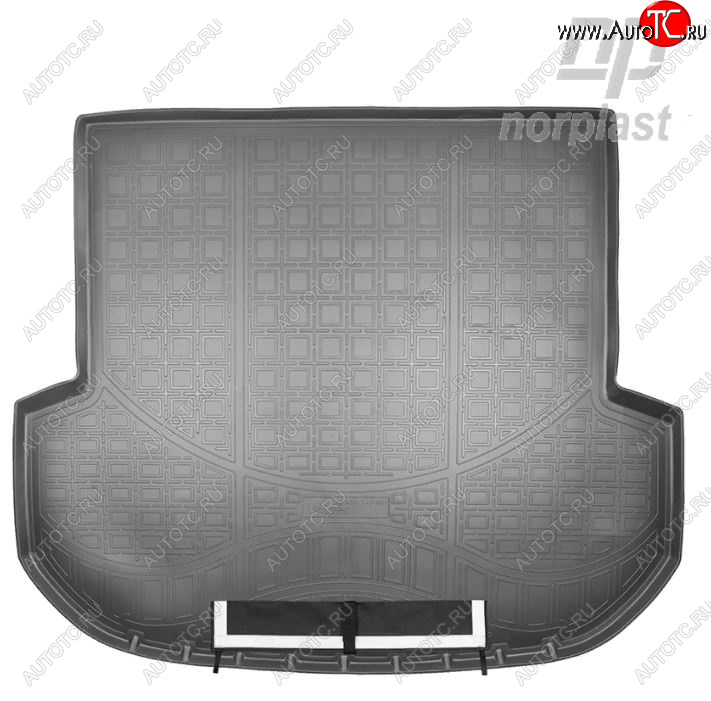 3 369 р. Коврик багажника Norplast (5 мест)  KIA Sorento  UM/Prime (2014-2020) дорестайлинг, рестайлинг (Черный, с погрузочным ковриком (фартуком))  с доставкой в г. Воронеж