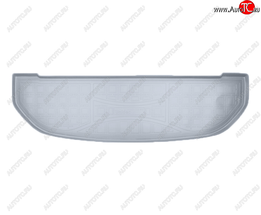 1 289 р. Коврик багажника Norplast Unidec (7 мест)  KIA Sorento  UM/Prime (2014-2020) дорестайлинг, рестайлинг (Цвет: серый)  с доставкой в г. Воронеж