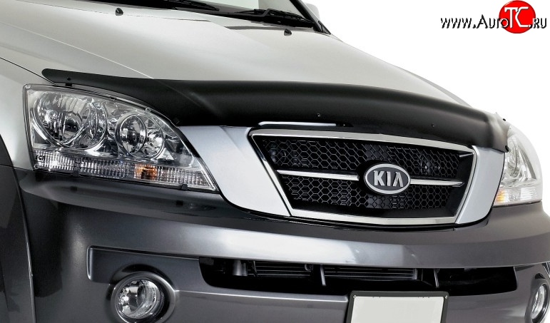 4 599 р. Дефлектор капота NovLine  KIA Sorento  BL (2002-2006) дорестайлинг  с доставкой в г. Воронеж