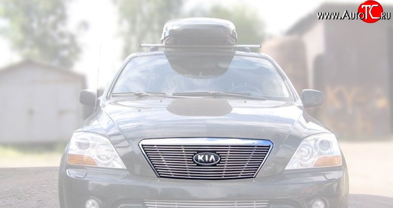 5 399 р. Декоративная вставка решетки радиатора BL Berkut KIA Sorento BL рестайлинг (2006-2010)  с доставкой в г. Воронеж