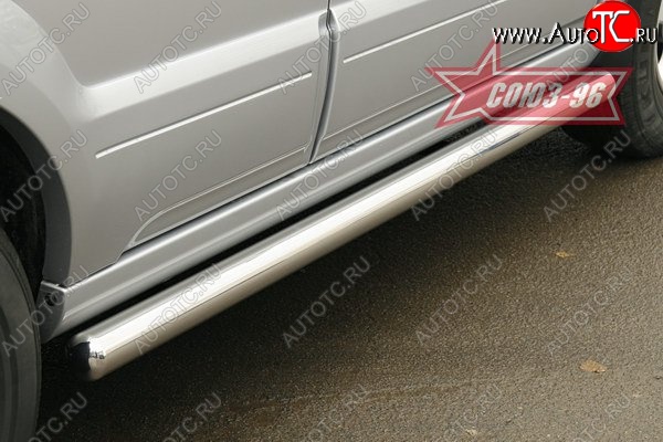 14 894 р. Защита порогов Souz-96 (d76) KIA Sorento BL рестайлинг (2006-2010)  с доставкой в г. Воронеж