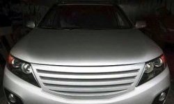 6 899 р. Решётка радиатора CT v1 KIA Sorento XM дорестайлинг (2009-2012) (Неокрашенная)  с доставкой в г. Воронеж. Увеличить фотографию 2