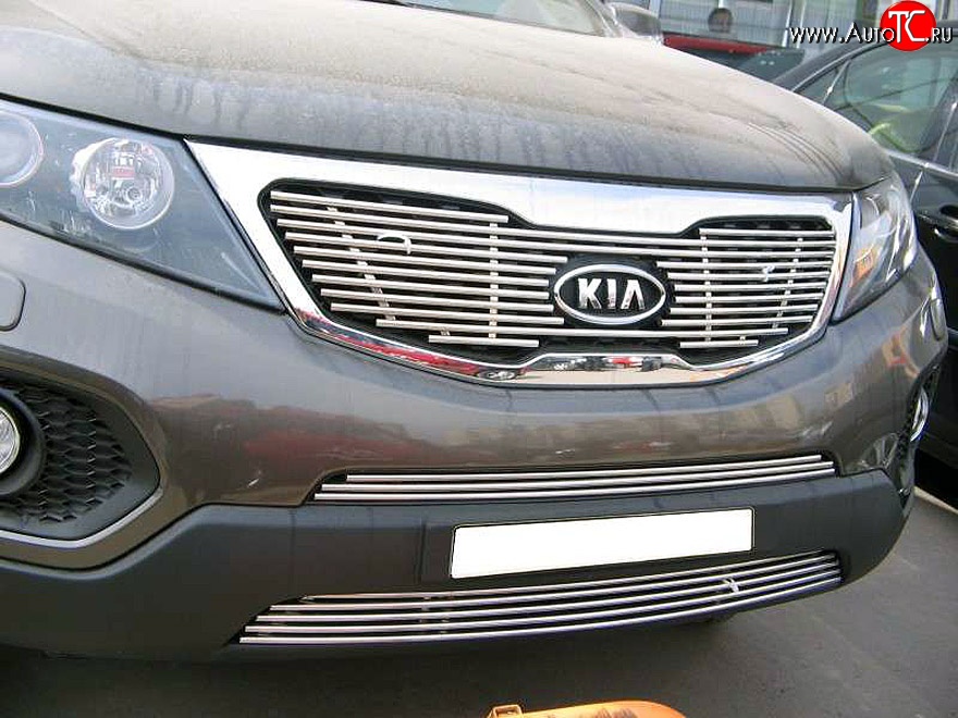 6 799 р. Декоративная вставка воздухозаборника Berkut KIA Sorento XM дорестайлинг (2009-2012)  с доставкой в г. Воронеж