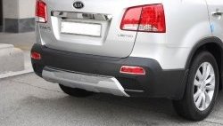 4 249 р. Диффузор на задний бампер SuvStyle KIA Sorento XM рестайлинг (2012-2015) (Неокрашенная)  с доставкой в г. Воронеж. Увеличить фотографию 2