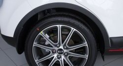 4 599 р. Накладки на колёсные арки RA (комплект 4 шт.) KIA Soul PS рестайлинг (2017-2019) (Поверхность шагрень)  с доставкой в г. Воронеж. Увеличить фотографию 2