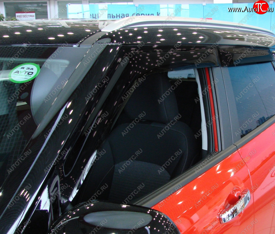 3 199 р. Дефлектора окон SIM KIA Soul SK3 (2018-2022)  с доставкой в г. Воронеж