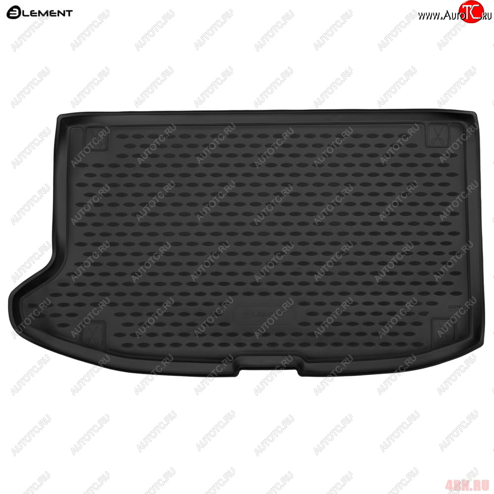1 579 р. Коврик багажника Element (полиуретан) KIA Soul SK3 (2018-2022)  с доставкой в г. Воронеж