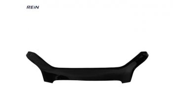 Дефлектор капота REIN (ЕВРО крепеж) без логотипа KIA Soul  AM (2008-2011) дорестайлинг