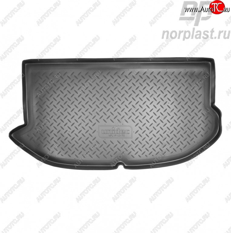 1 599 р. Коврик в багажник Norplast Unidec KIA Soul AM дорестайлинг (2008-2011) (Цвет: черный)  с доставкой в г. Воронеж