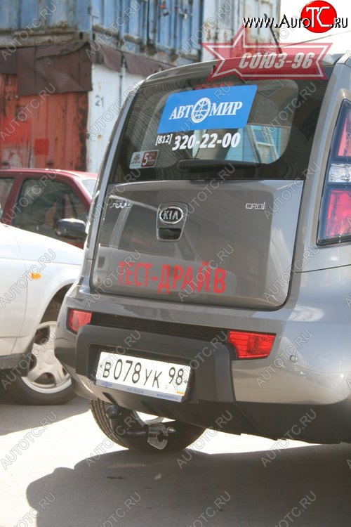 8 369 р. Фаркоп Souz-96 KIA Soul AM дорестайлинг (2008-2011)  с доставкой в г. Воронеж