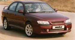 3 549 р. Пороги накладки Nika Sport KIA Spectra (2000-2009) (Неокрашенные)  с доставкой в г. Воронеж. Увеличить фотографию 3