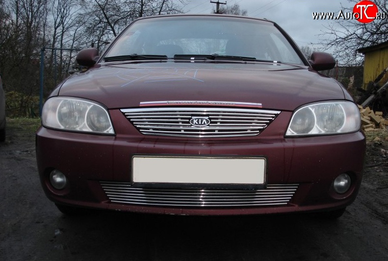 4 399 р. Декоративная вставка воздухозаборника (рестайлинг) Berkut KIA Spectra (2000-2009)  с доставкой в г. Воронеж