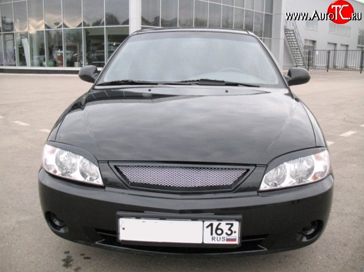 2 499 р. Решётка радиатора Sport  KIA Spectra (2000-2009) (Неокрашенная)  с доставкой в г. Воронеж