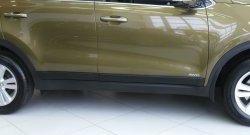 4 819 р. Молдинги дверей RA (комплект 4 шт.)  KIA Sportage  4 QL (2016-2022) дорестайлинг, рестайлинг (Поверхность шагрень)  с доставкой в г. Воронеж. Увеличить фотографию 7