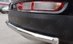 16 249 р. Защита заднего бампера (Ø42 мм, нержавейка) SLITKOFF  KIA Sportage  4 QL (2016-2018) дорестайлинг  с доставкой в г. Воронеж. Увеличить фотографию 4