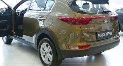 2 389 р. Накладки порожков салона RA  KIA Sportage  4 QL (2016-2018) дорестайлинг (Комплект на 4 двери)  с доставкой в г. Воронеж. Увеличить фотографию 4