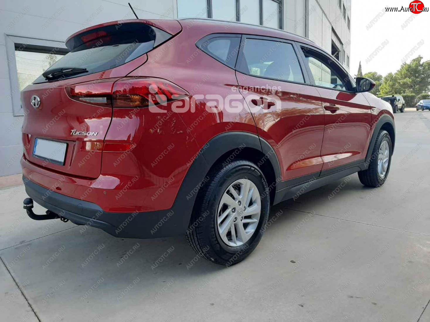 24 929 р. Фаркоп Aragon. (шар A)  Hyundai Tucson  TL (2015-2021), KIA Sportage  4 QL (2016-2022)  с доставкой в г. Воронеж