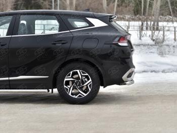 15 899 р. Защита заднего бампера (труба, d63) SLITKOFF  KIA Sportage  5 NQ5 (2021-2025)  с доставкой в г. Воронеж. Увеличить фотографию 3