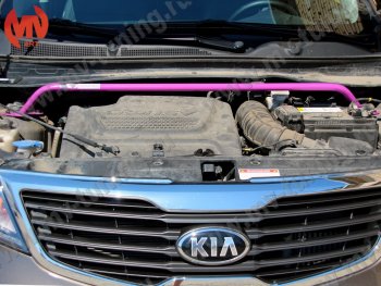 3 189 р. Растяжка (распорка) передних стоек MV-Tuning  KIA Sportage  3 SL (2010-2016) дорестайлинг, рестайлинг  с доставкой в г. Воронеж. Увеличить фотографию 4