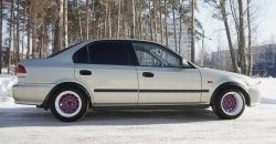 4 739 р. Универсальные фендера на колёсные арки RA (вынос 50 мм, комплект) Alfa Romeo 159 939A дорестайлинг, седан (2004-2008) (Поверхность глянец (под окраску))  с доставкой в г. Воронеж. Увеличить фотографию 6