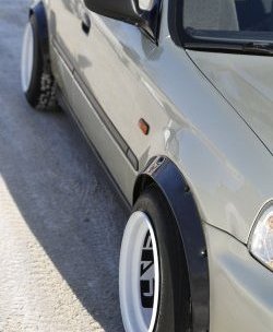 4 739 р. Универсальные фендера на колёсные арки RA (вынос 50 мм, комплект) Alfa Romeo 159 939A дорестайлинг, седан (2004-2008) (Поверхность глянец (под окраску))  с доставкой в г. Воронеж. Увеличить фотографию 7