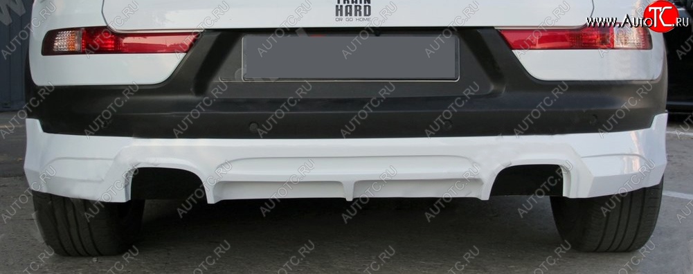 7 799 р. Накладка на задний бампер JSW Style  KIA Sportage  3 SL (2010-2016) дорестайлинг, рестайлинг (Неокрашенная)  с доставкой в г. Воронеж