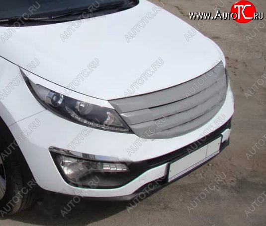 4 199 р. Решётка радиатора Tuning-Sport v2  KIA Sportage  3 SL (2010-2016) дорестайлинг, рестайлинг (Неокрашенная)  с доставкой в г. Воронеж