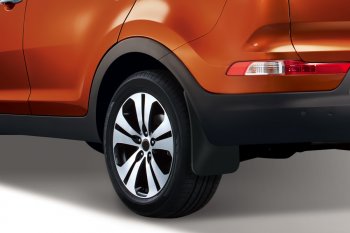 4 799 р. Брызговики задние Frosch (optimum, в коробке)  KIA Sportage  3 SL (2010-2016) дорестайлинг, рестайлинг (Задние)  с доставкой в г. Воронеж. Увеличить фотографию 2