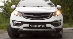 5 499 р. Диффузор переднего бампера RA KIA Sportage 3 SL дорестайлинг (2010-2014) (Поверхность глянец (под окраску), Неокрашенная)  с доставкой в г. Воронеж. Увеличить фотографию 3