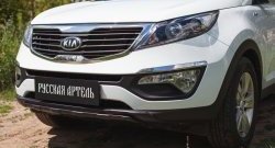 5 499 р. Диффузор переднего бампера RA KIA Sportage 3 SL дорестайлинг (2010-2014) (Поверхность глянец (под окраску), Неокрашенная)  с доставкой в г. Воронеж. Увеличить фотографию 5