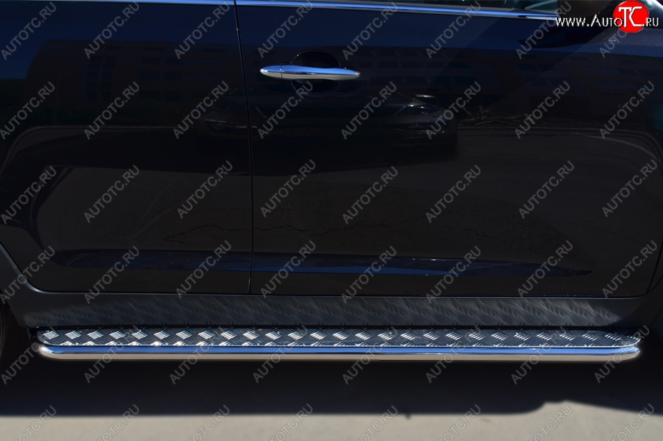 11 499 р. Широкая защита порогов с трубой диаметром 42 мм SLITKOFF v2  KIA Sportage  3 SL (2010-2016) дорестайлинг, рестайлинг  с доставкой в г. Воронеж