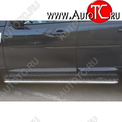 35 549 р. Широкая защита порогов с трубой диаметром 42 мм SLITKOFF v3  KIA Sportage  3 SL (2010-2016) дорестайлинг, рестайлинг  с доставкой в г. Воронеж