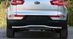 11 159 р. Защита заднего бампера Souz-96 (d60)  KIA Sportage  3 SL (2010-2016) дорестайлинг, рестайлинг  с доставкой в г. Воронеж. Увеличить фотографию 2