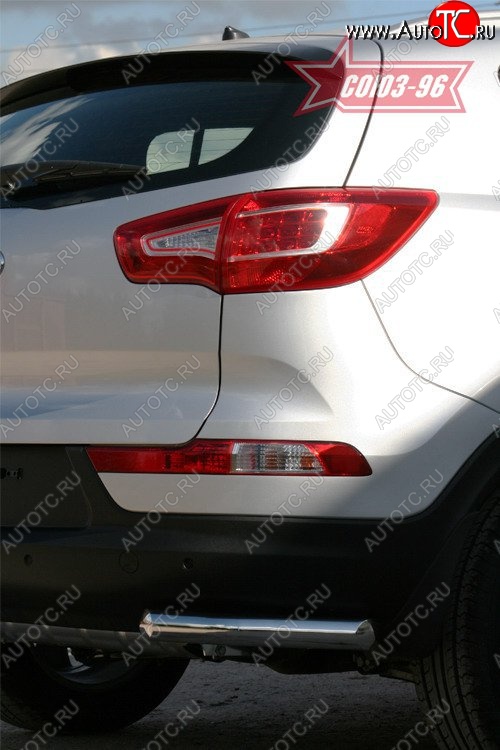 13 949 р. Защита заднего бампера из боковых уголков Souz-96 (d60)  KIA Sportage  3 SL (2010-2016) дорестайлинг, рестайлинг  с доставкой в г. Воронеж