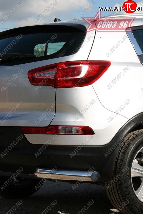 13 229 р. Защита заднего бампера из боковых уголков Souz-96 (d76)  KIA Sportage  3 SL (2010-2016) дорестайлинг, рестайлинг  с доставкой в г. Воронеж