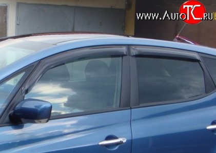 999 р. Комплект дефлекторов окон (ветровиков) 4 шт. Russtal KIA Venga дорестайлинг (2009-2015)  с доставкой в г. Воронеж