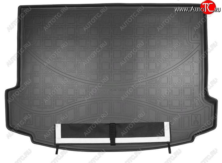 3 399 р. Коврик багажника Norplast  Land Rover Range Rover Evoque  2 L551 (2018-2025) (Черный, с погрузочным ковриком (фартуком))  с доставкой в г. Воронеж