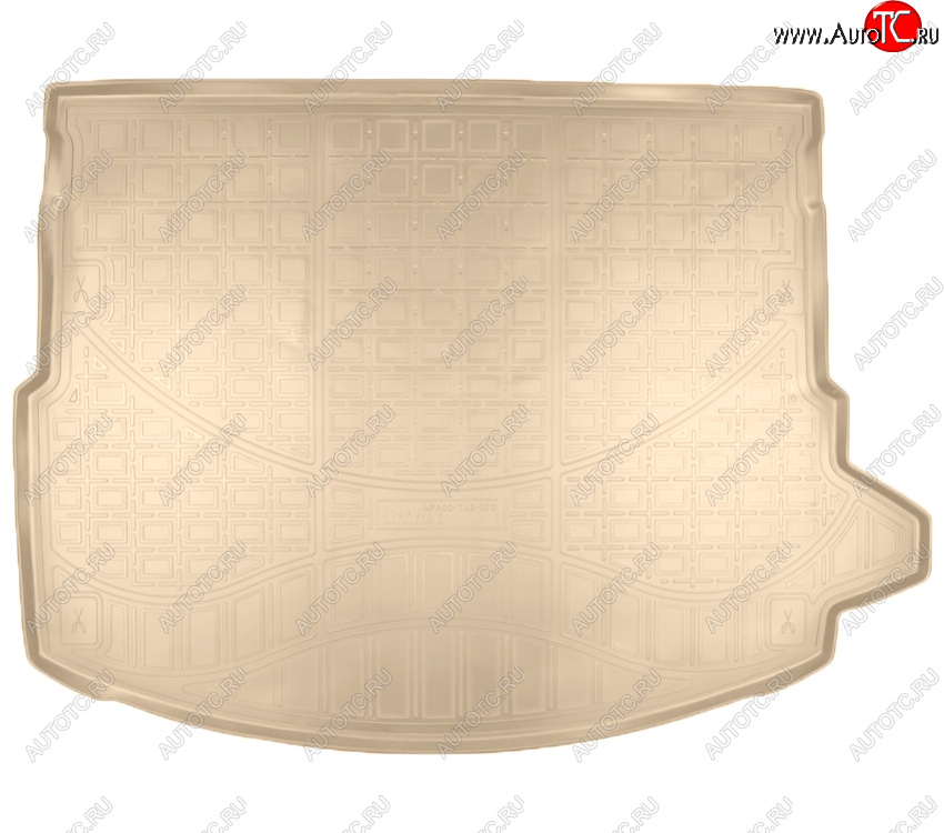 2 669 р. Коврик багажника Norplast Unidec  Land Rover Discovery Sport  L550 (2014-2019) дорестайлинг (Цвет: бежевый)  с доставкой в г. Воронеж