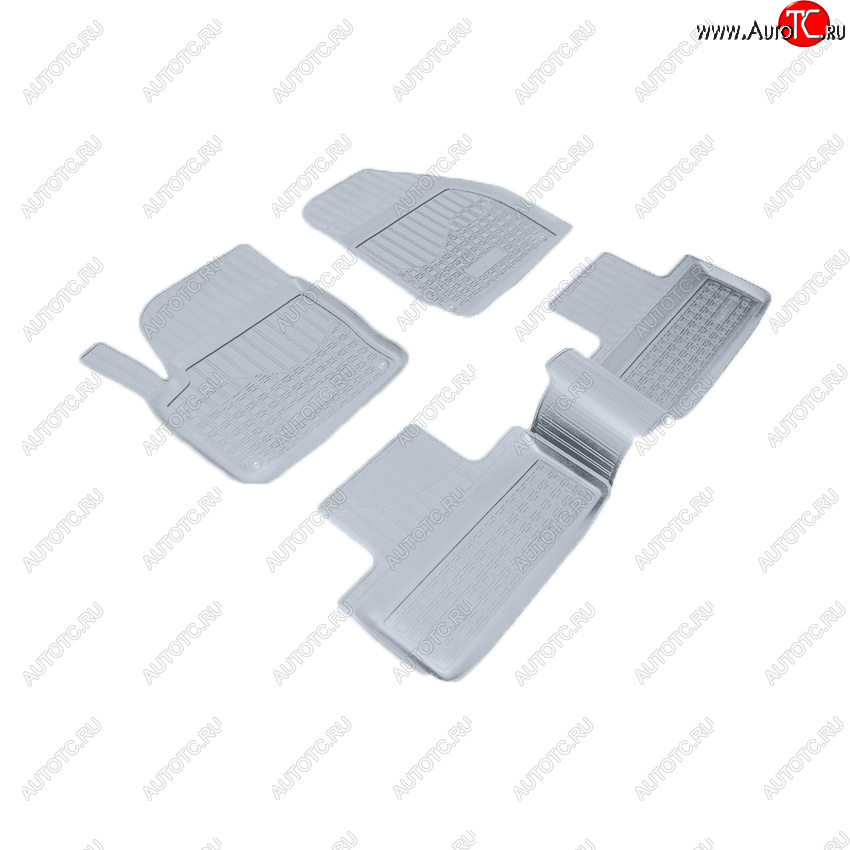 3 899 р. Коврики салона Norplast Unidec  Land Rover Range Rover Evoque  1 L538 (2011-2018) дорестайлинг 3 дв., дорестайлинг 5 дв., рестайлинг 3 дв., рестайлинг 5 дв. (Цвет: серый)  с доставкой в г. Воронеж