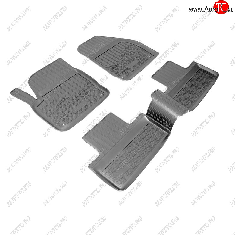 2 899 р. Комплект ковриков в салон Norplast Unidec  Land Rover Range Rover Evoque  1 L538 (2011-2015) дорестайлинг 3 дв., дорестайлинг 5 дв. (Цвет: черный)  с доставкой в г. Воронеж