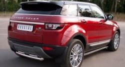 70 999 р. Защита порогов из круглой трубы диаметром 63 мм (Prestige u Pure) Russtal Land Rover Range Rover Evoque 1 L538 дорестайлинг 5 дв. (2011-2015) (Защита порогов с со скосами на торцах (вариант 1))  с доставкой в г. Воронеж. Увеличить фотографию 4