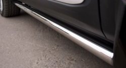 70 999 р. Защита порогов из круглой трубы диаметром 63 мм (Prestige u Pure) Russtal Land Rover Range Rover Evoque 1 L538 дорестайлинг 5 дв. (2011-2015) (Защита порогов с со скосами на торцах (вариант 1))  с доставкой в г. Воронеж. Увеличить фотографию 10