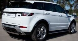 18 549 р. Защита заднего бампера (Ø75x42 мм, нержавейка, Dynamic) Russtal  Land Rover Range Rover Evoque  1 L538 (2011-2015) дорестайлинг 3 дв., дорестайлинг 5 дв.  с доставкой в г. Воронеж. Увеличить фотографию 4