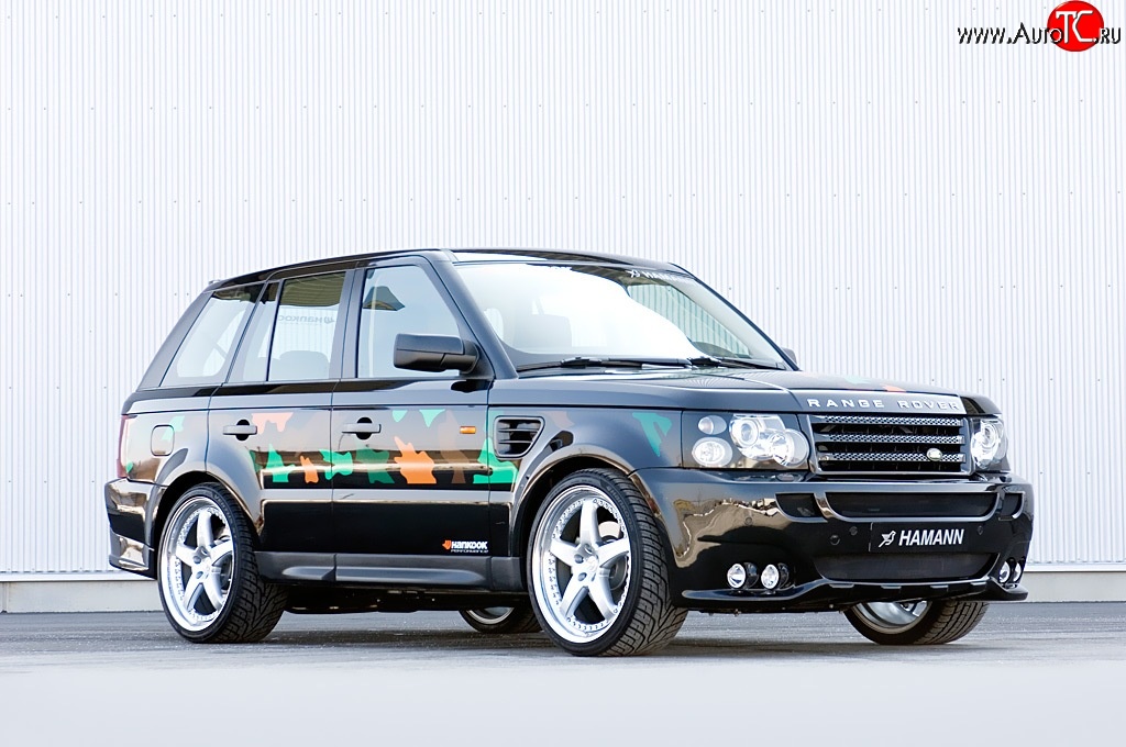 5 199 р. Пороги накладки HAMANN CONQUEROR I  Land Rover Range Rover Sport  1 L320 (2005-2009) дорестайлинг (Неокрашенные)  с доставкой в г. Воронеж