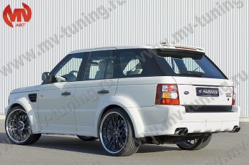 23 899 р. Пороги накладки HAMMAN  Land Rover Range Rover Sport  1 L320 (2005-2009) дорестайлинг (Неокрашенные)  с доставкой в г. Воронеж. Увеличить фотографию 2