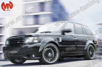 23 899 р. Пороги накладки HAMMAN  Land Rover Range Rover Sport  1 L320 (2005-2009) дорестайлинг (Неокрашенные)  с доставкой в г. Воронеж. Увеличить фотографию 3