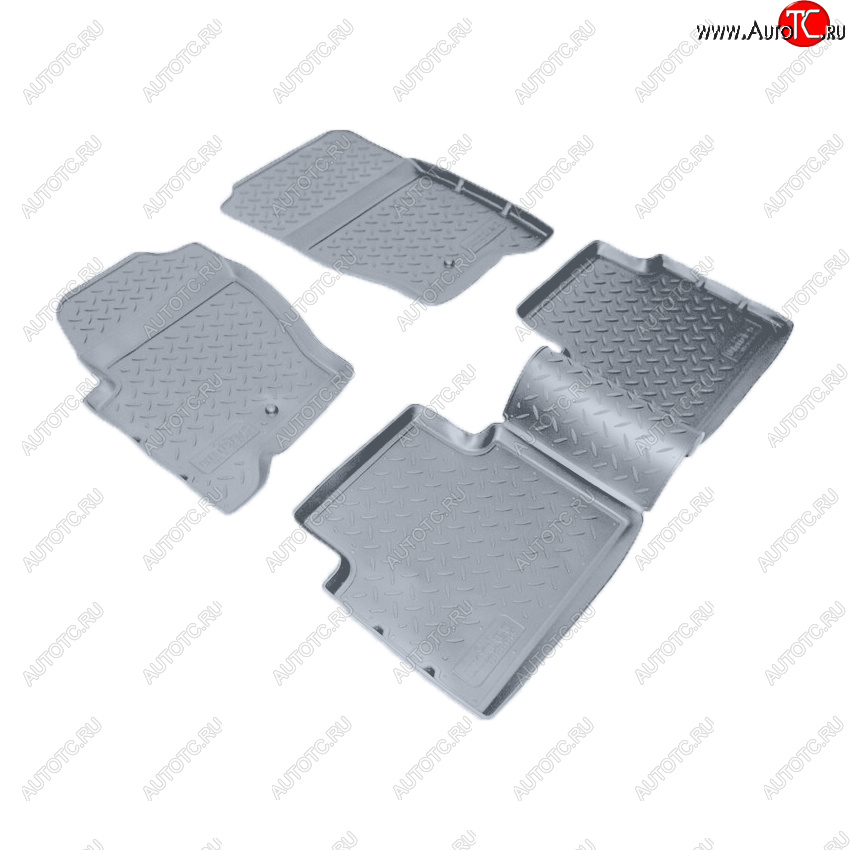3 799 р. Коврики салона Norplast Unidec  Land Rover Range Rover Sport  1 L320 (2005-2013) дорестайлинг, рестайлинг (Цвет: серый)  с доставкой в г. Воронеж