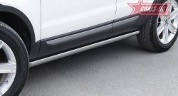 14 579 р. Защита порогов из овальной трубы Souz-96 (d75х42) Land Rover Range Rover Evoque 1 L538 дорестайлинг 5 дв. (2011-2015)  с доставкой в г. Воронеж. Увеличить фотографию 2